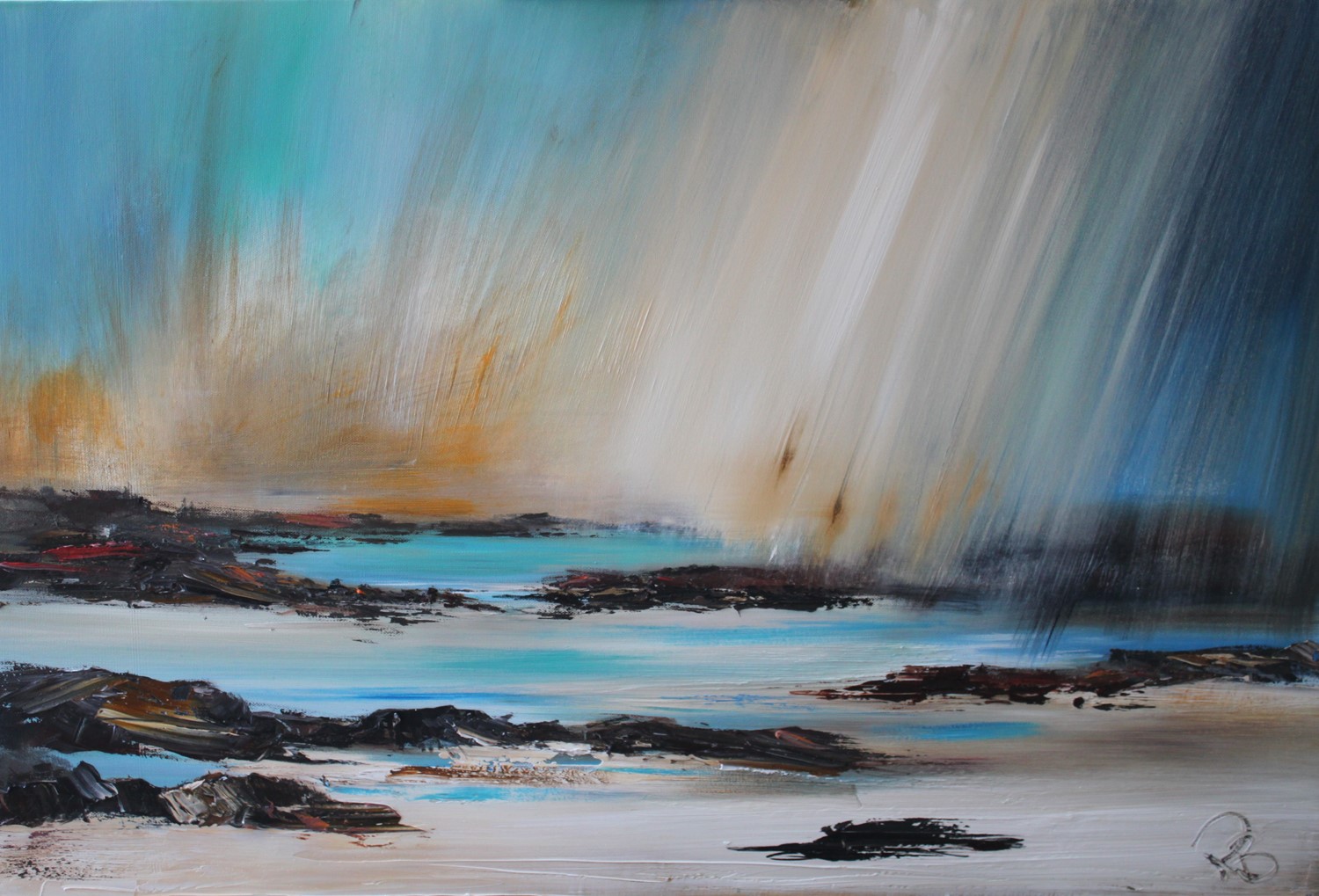 'Torrential Downpours' by artist Rosanne Barr